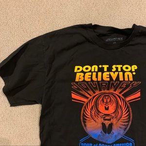 Graphic Band Cropped Tee